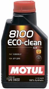 MOTUL 8100 ECO-CLEAN 5w30 SN/CF A5/B5/C2 1л. синтетика, масло моторное